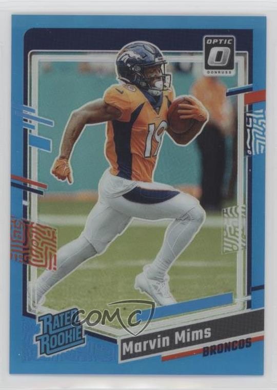 2023 Panini Donruss Optic Rated Rookie Aqua Prizm 238/299 Marvin Mims #231