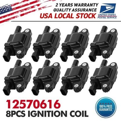 8x Durable Efficient 12570616 Ignition Coils Fit For 2009-2018 Cadillac CTS
