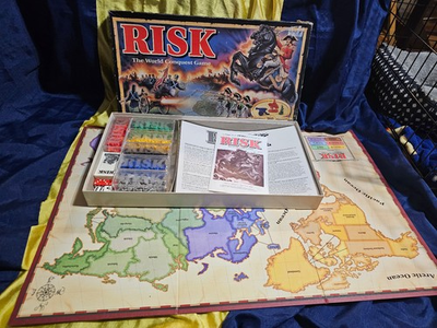 #ad Risk Game 1993 Parker Brothers Complete $25.99