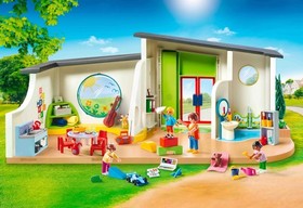 PLAYMOBIL MyLife 71601 The Rainbow Day Center, Large Nursery Set with Numerous