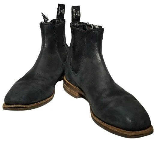 Black suede top rm williams