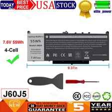 J60J5 Battery For Dell Latitude E7270 E7470 Series Laptop R1V85 451-BBSX 242WD