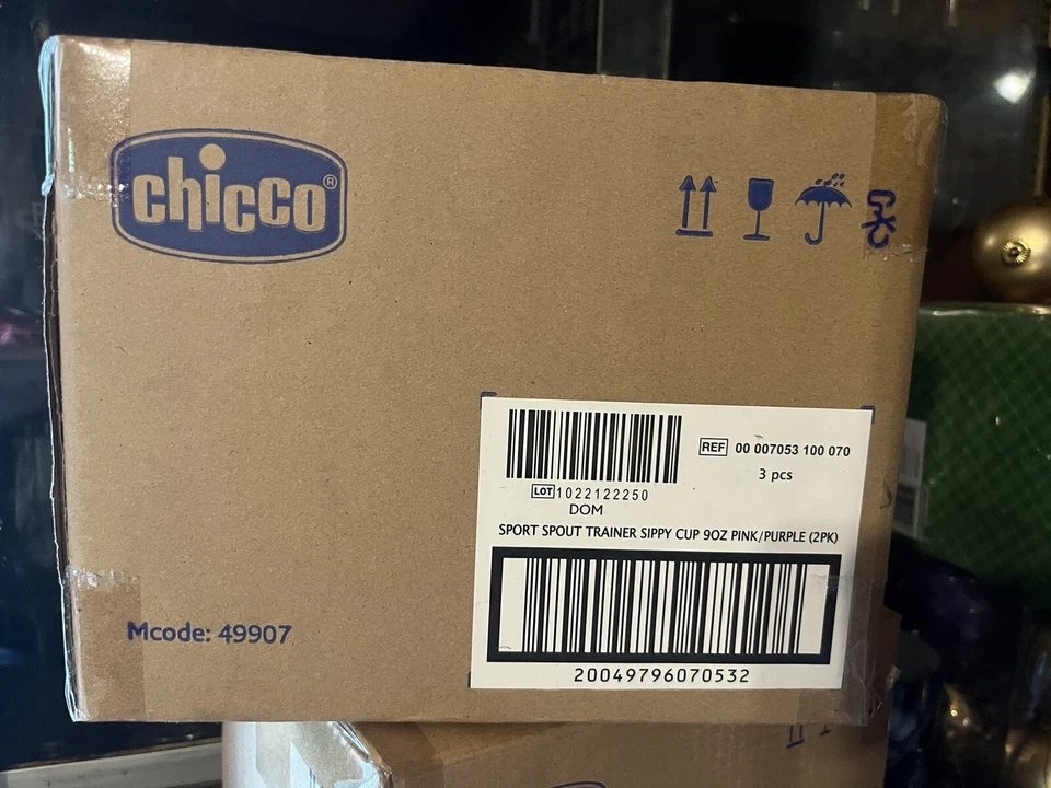 Chicco Entrenador de Caño Deportivo, Taza para Bebés Sin Derrames, 9 Meses Rosa/Púrpura 3 Juegos Foto 3 de 4