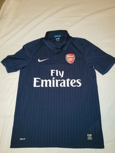 Nike Size S Arsenal Fly Emirates Authentic Collared Soccer ...