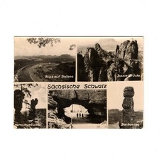 Postcard Saxon Switzerland/Barbarine/Bastion Bridge +++