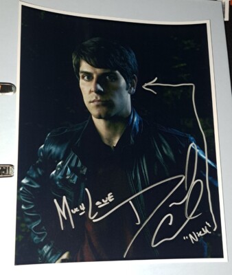 David Giuntoli signed (Grimm) Pre Printed Autogrammdruck