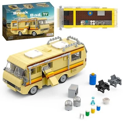 Breaking Bad RV Model Kit – Retro Camper Van | 360PCS Building Block CL0002