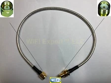 RG402 SMA MALE to SMA FEMALE BULKHEAD Coaxial RF Pigtail Cable from USA