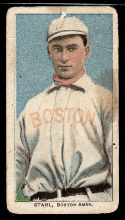 1909-11 T206 ~ Old Mill ~ Jake Stahl Boston Red Sox LOW POP