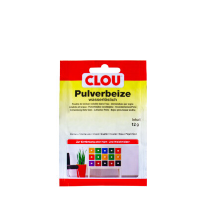 Clou Pulverbeize 5g/12g wasserlöslich versch. Farben