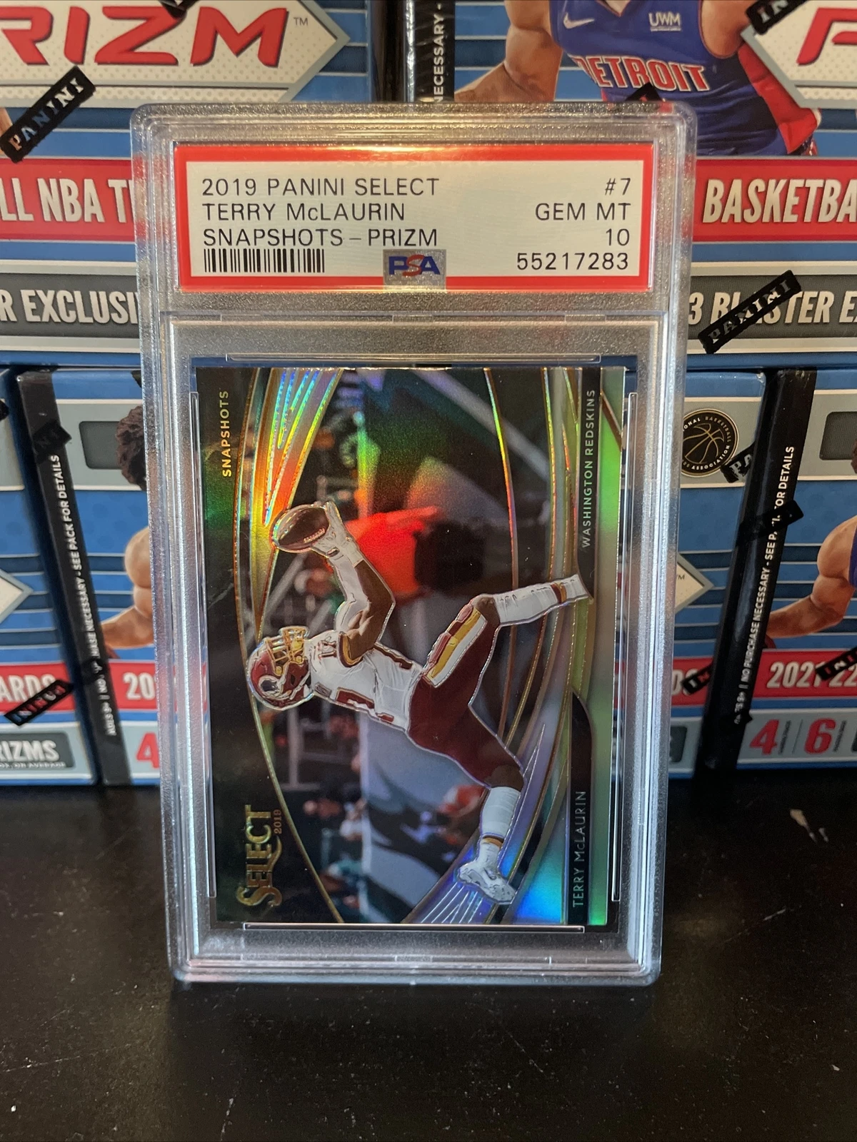 Terry McLaurin Panini Select Snapshots #7 Prizm