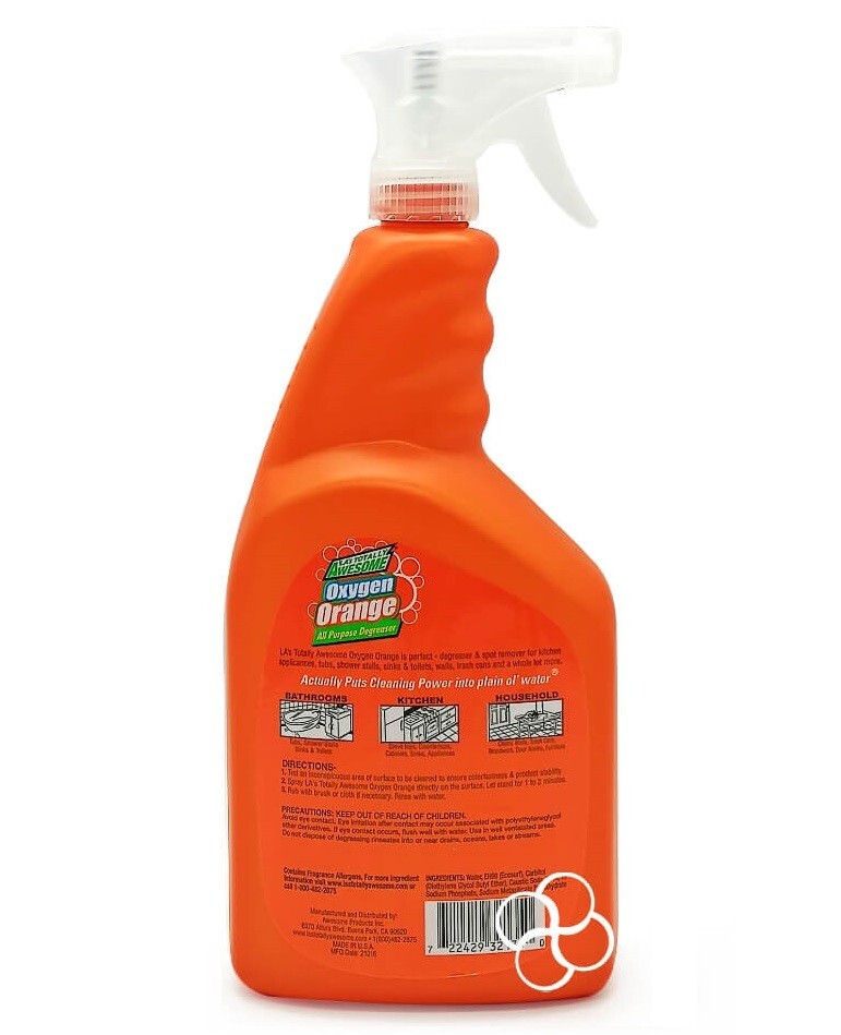 4 PACK Oxygen Orange Degreaser, Bleach & Ammonia Free, LA's Totally Awesome 32oz eBay