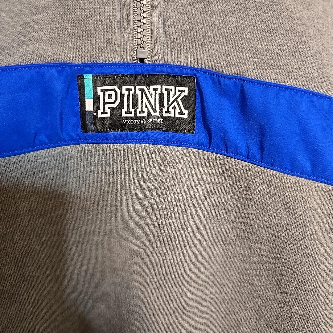 UNDERCOVER Giacca rosa Victoria's Secret pull over con cappuccio taglia large