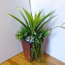 9 Pcs Artificial Succulent Plant Assorted Fake Flower Party Decora 17