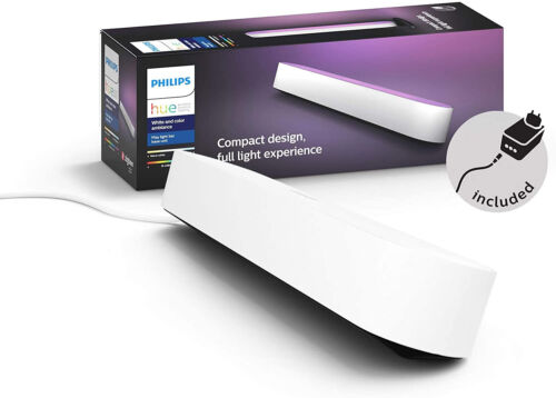 Philips Hue White and Color Ambiance Play Lightbar White Base Set Dimmable New - Picture 1 of 3