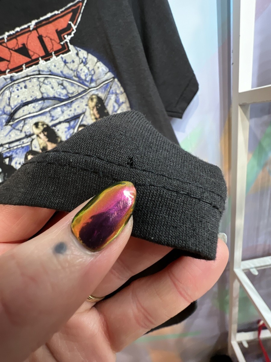 True Vtg RATT Band Tee Large Glam Metal Tour Graphic T Shirt