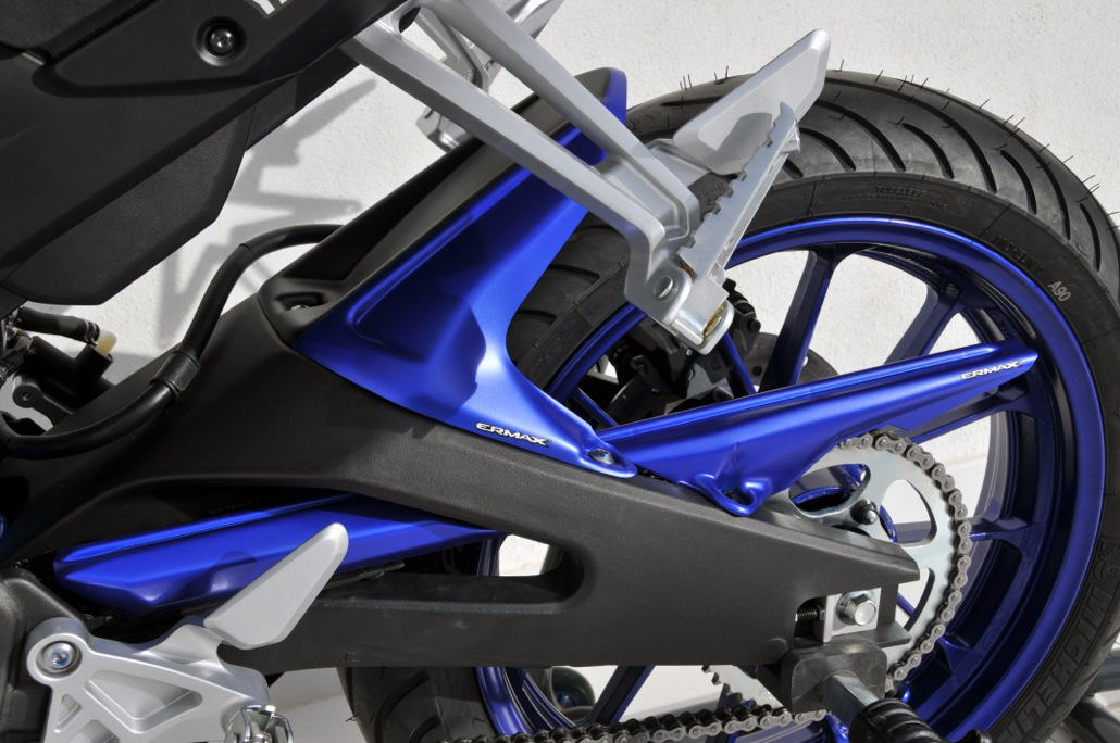 Garde boue arrière Ermax MT 125 protège votre amortisseur avec son lèche-roue intégré