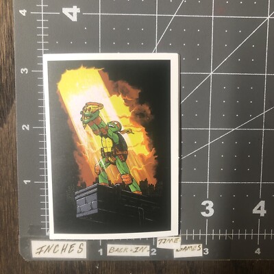 Michelangelo TMNT Adult Humor Sticker For Skateboard Phone Guitar Ect ...