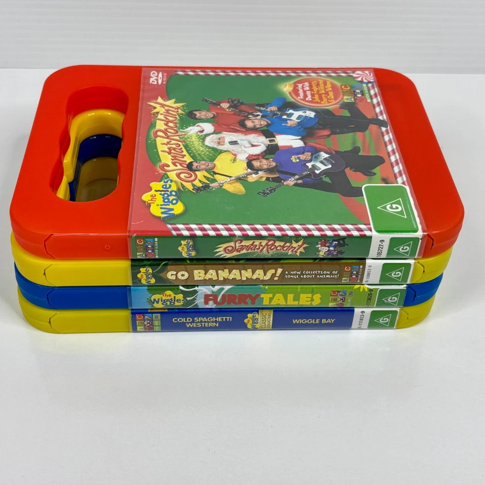 The Wiggles DVD Bundle x4 R4 PAL Tracked Postage Original Cast Santas Rockin - image 2 of 4