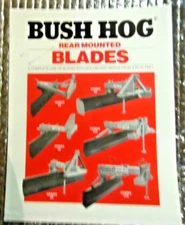 Factory Dealership Spec Brochure Bush Hog Rear Mounted Bladed Product Guide