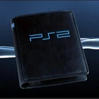NEW RETRO VINTAGE SONY PLAYSTATION 2 PS BI-FOLD WALLET BIFOLD BLACK PS2