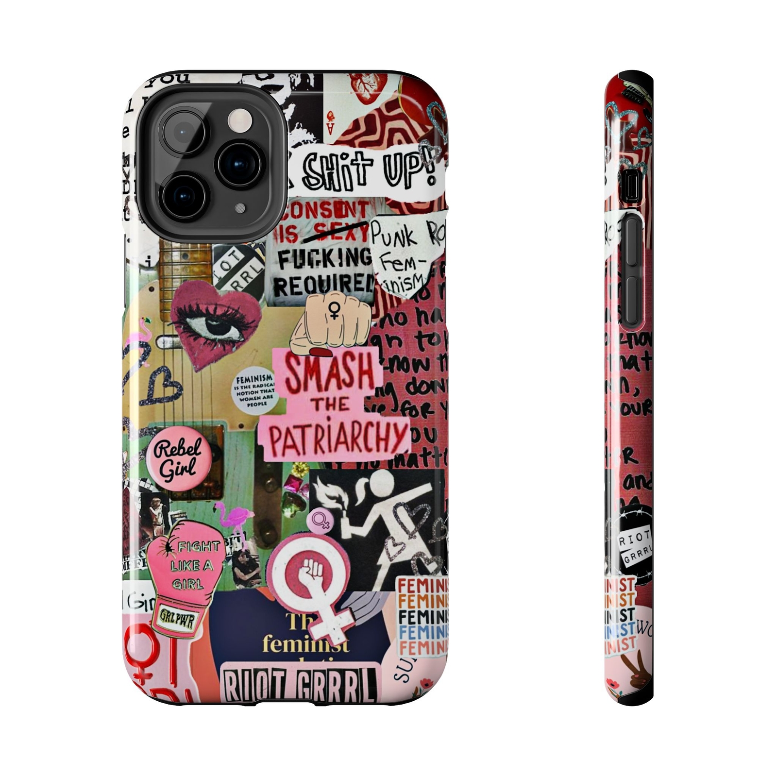 Feminist collage Tough Phone Cases Accessories for Apple iphone