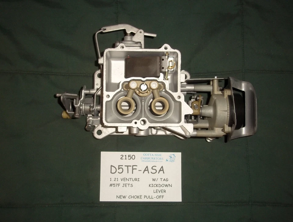 Camionetas Ford F-100 F-250 F-350 1975 360 390 Motorcraft 2150 1,21 D5TF-ASA Carb Foto 4 de 4