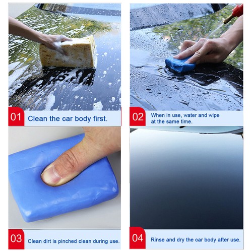 Clay Bar Detailing Auto Car Clean Wash Cleaner Sludge Mud Remove Magic Blue 150g - Picture 4 of 7