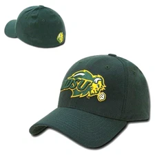 North Dakota State University NDSU Bison FLEX Baseball Fitted Fit Ball Cap Hat
