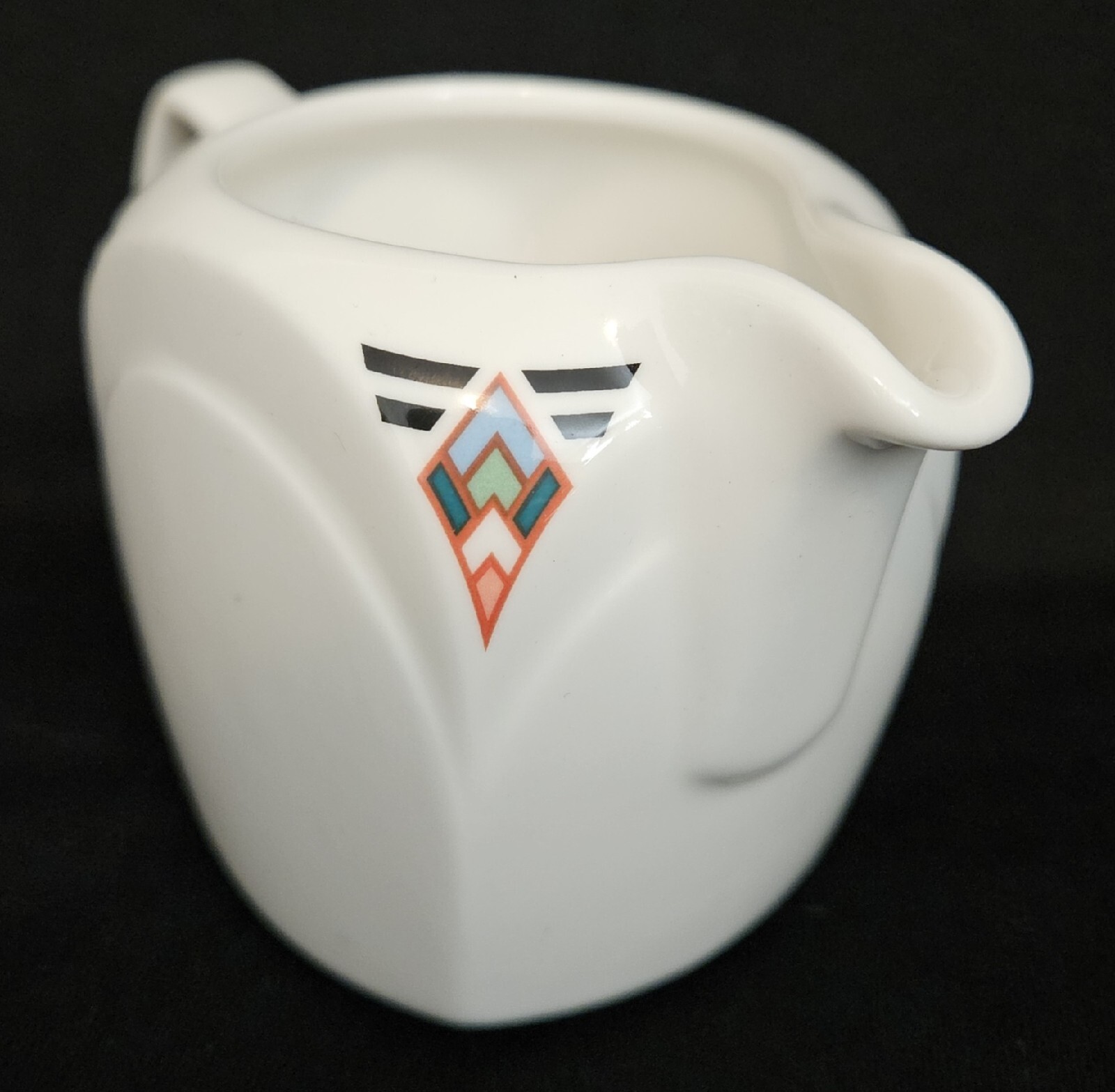 Art Deco Creamer Set of 2 Albalite Steelite International Made in England