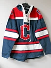 New MLB Cleveland Guardians old time jersey style mid weight cotton hoodie men M