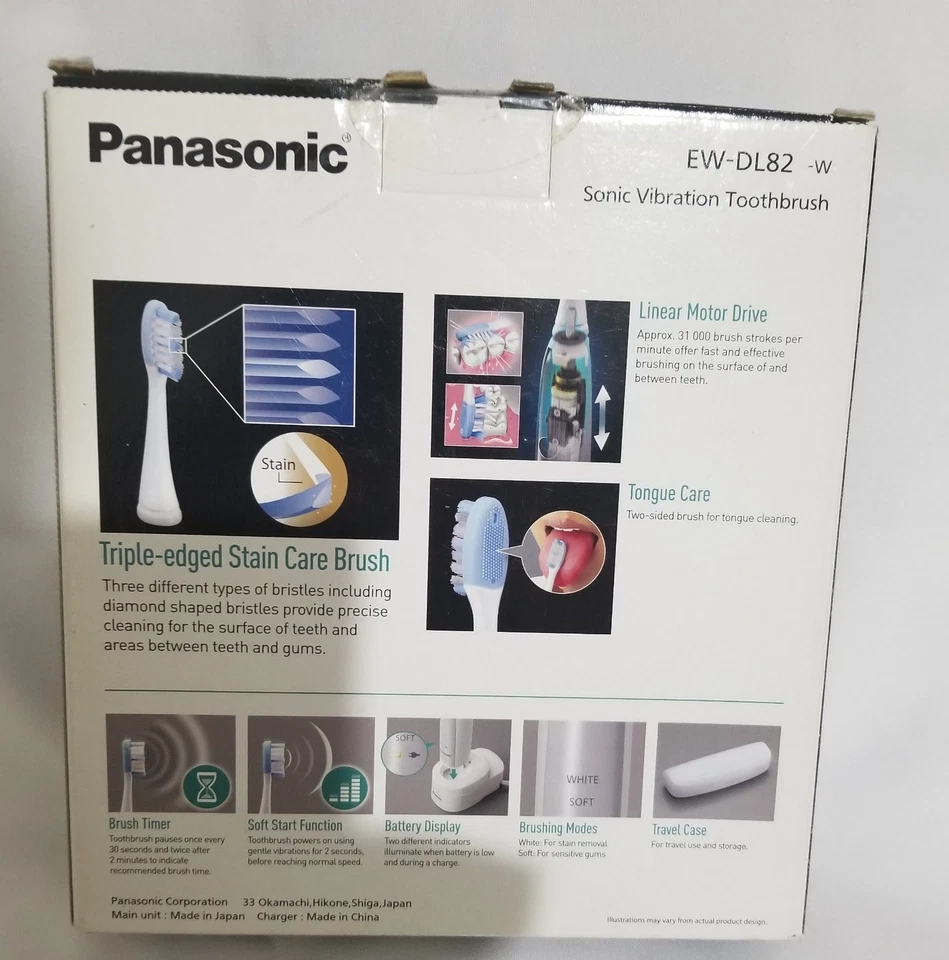 Panasonic Sonic Vibration Toothbrush - Image 2 of 3