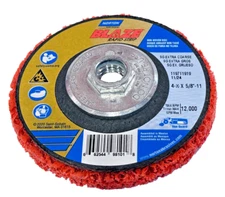 10-Piece Norton Grinder Wheel, Bear-Tex Blaze Rapid Strip, 4-1/2” Extra Coarse