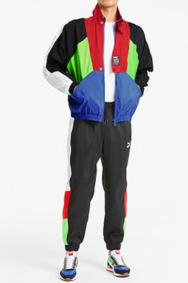 Puma Tailored For Sport Track Jacket Mens Zip Up Colourblock Größe. S
