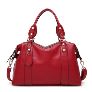 Sac de Boston pour femmes Classic en cuir végétalien sac de corps sac Satchel Tote Sacs à main