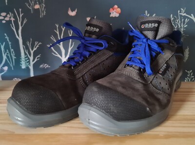 Hibase Shoes Base Quasar Safety Shoes Vegan Friendly S1P Trainers Hi-Comfort Anti ...