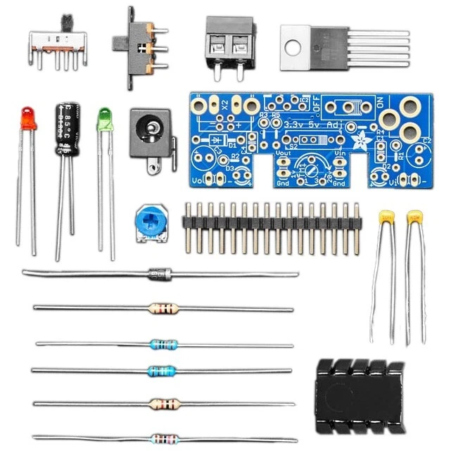 Adjustable Breadboard Power Supply Kit - Thumbnail 4