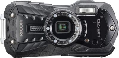 RICOH WG-70 Black Full - scale Waterproof Digital Camera Tough BK