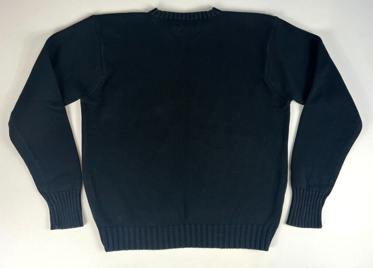 90s Ralph Lauren black cotton sweater 肉厚 s-l1200.jpg