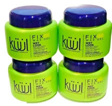 KÜÜL FIX ME WAX GEL WET LOOK INSTANT HOLD HAIR PRODUCT 9.52 OZ 4 BOTTLES