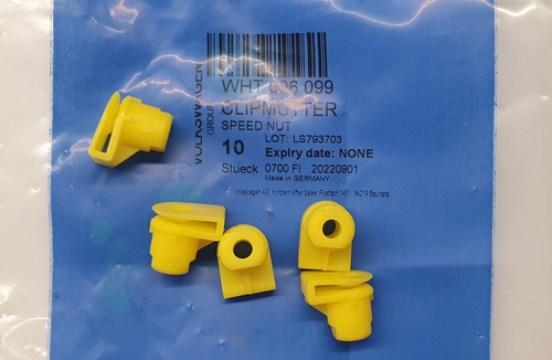 10 x NOUVELLES ATTACHES D'ORIGINE Audi CLIP NUT WHT006099 | eBay