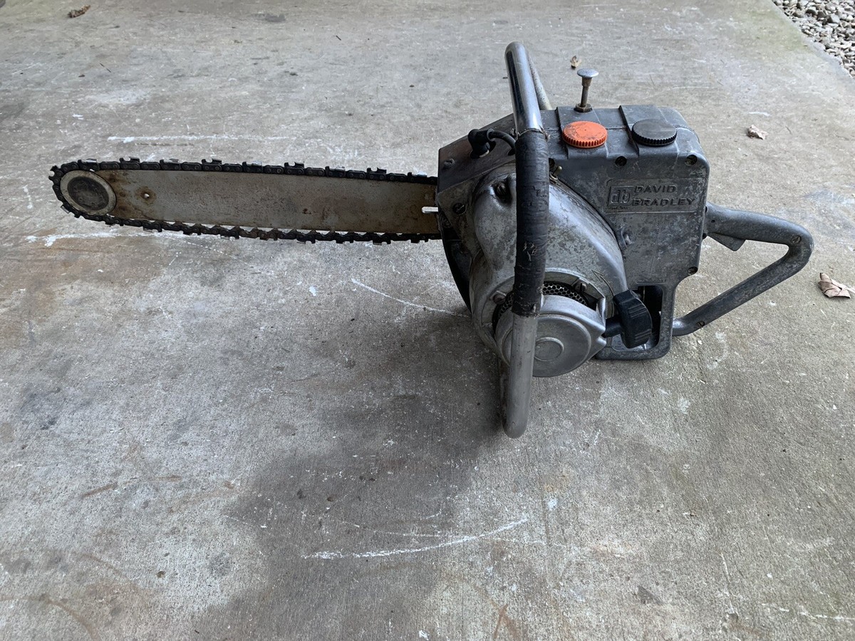 BLRDWAELL 染み込み 70s Vintage David Bradley Direct Drive Chainsaw / 917- 60002? Unsure