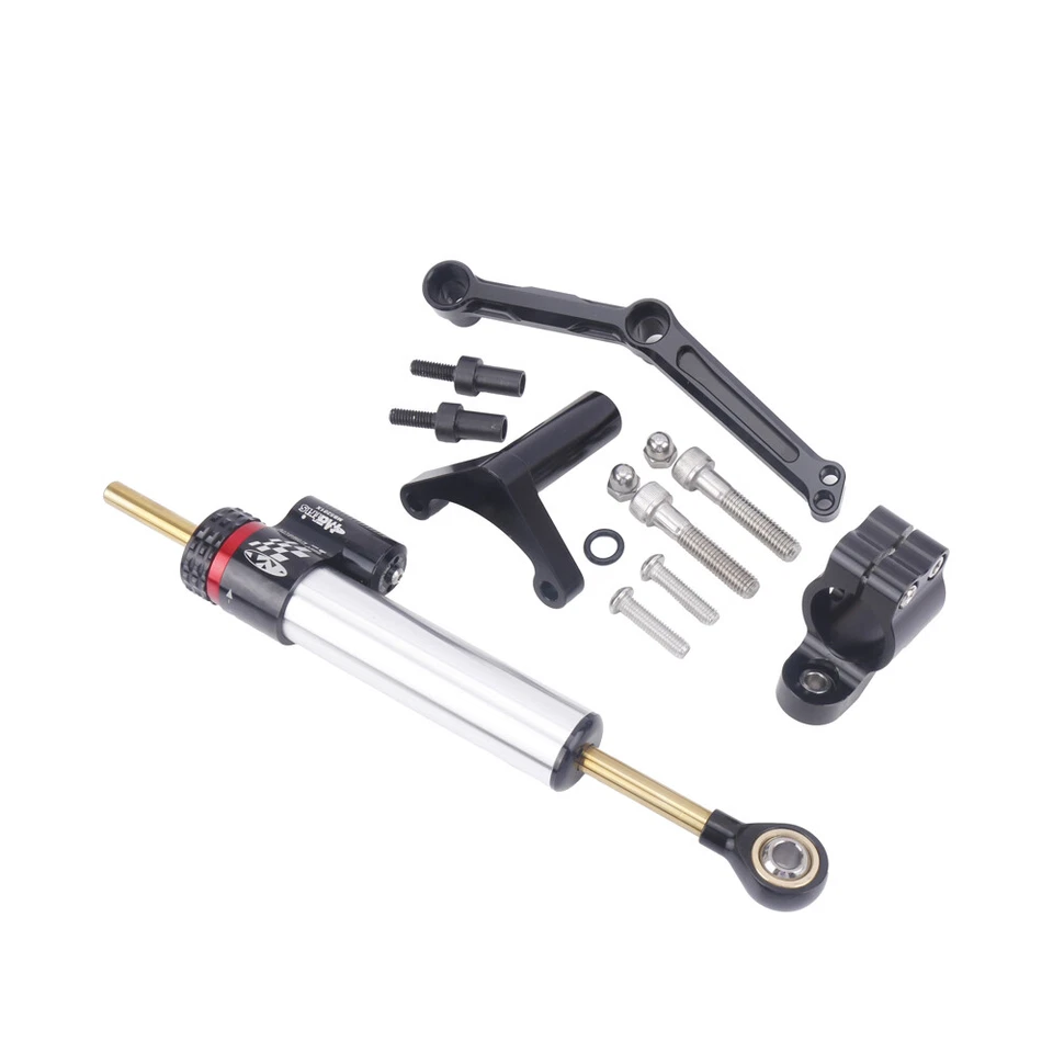 For Ducati Monster 1200 1200S 821 797 Steering Damper Bracket Kit Stabilizer - Image 3 of 4