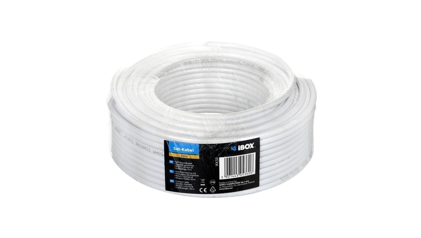 5901443053606 Kabel koncentryczny IBOX IKK50 50m IBOX 2790₽