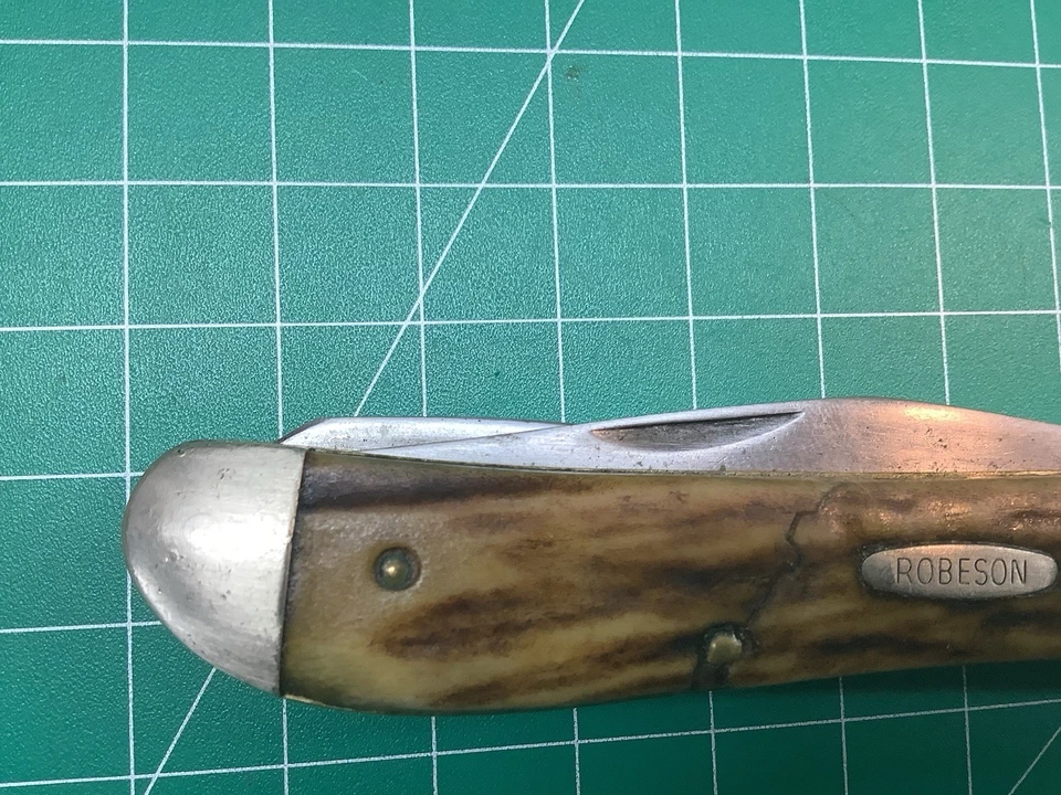 Vintage ROBESON 522482 Dogleg Trapper  SHUREDGE - Image 3 of 4