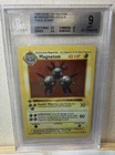 Pokemon Magneton Base Set Shadowless 1st Edition Holo Rare #9 BGS 9 Thick Stamp