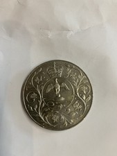 1977 Queen Elizabeth II Silver Jubilee Crown Coin