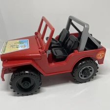 Vintage Bruder Cross Country Red Jeep Wrangler