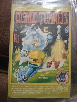 Datamost Cosmic Tunnels 1983 Captain Sticky Returns. Manual Only. Preowned.