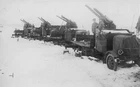 WW1 MOBILE ARTILLERY - aviation photo
